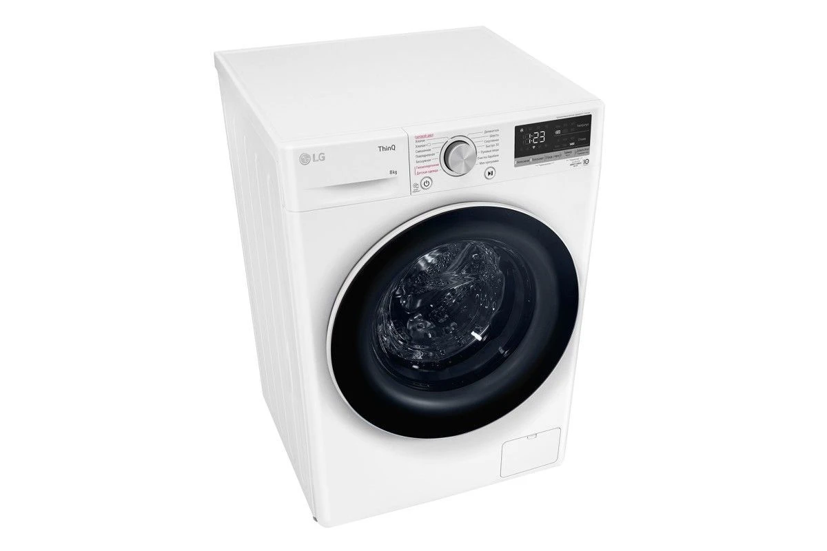 Стиральная машина LG F4V5TS0W с технологией AI DD