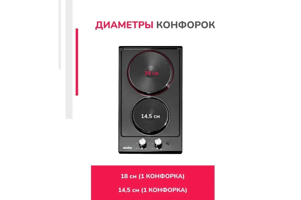 Электрическая варочная панель Simfer H30E02B016