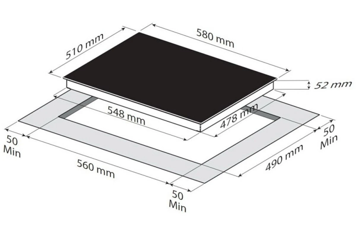 Варочная панель Korting HI 62022 B