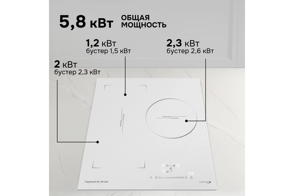 Варочная панель Zigmund & Shtain CI 49.4 W
