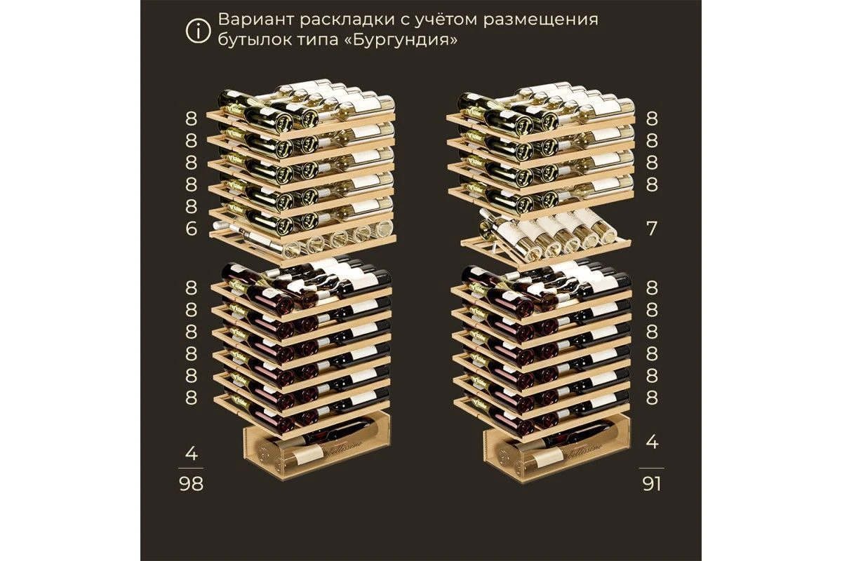 Винный шкаф Meyvel MV95-KST2 (Slim)