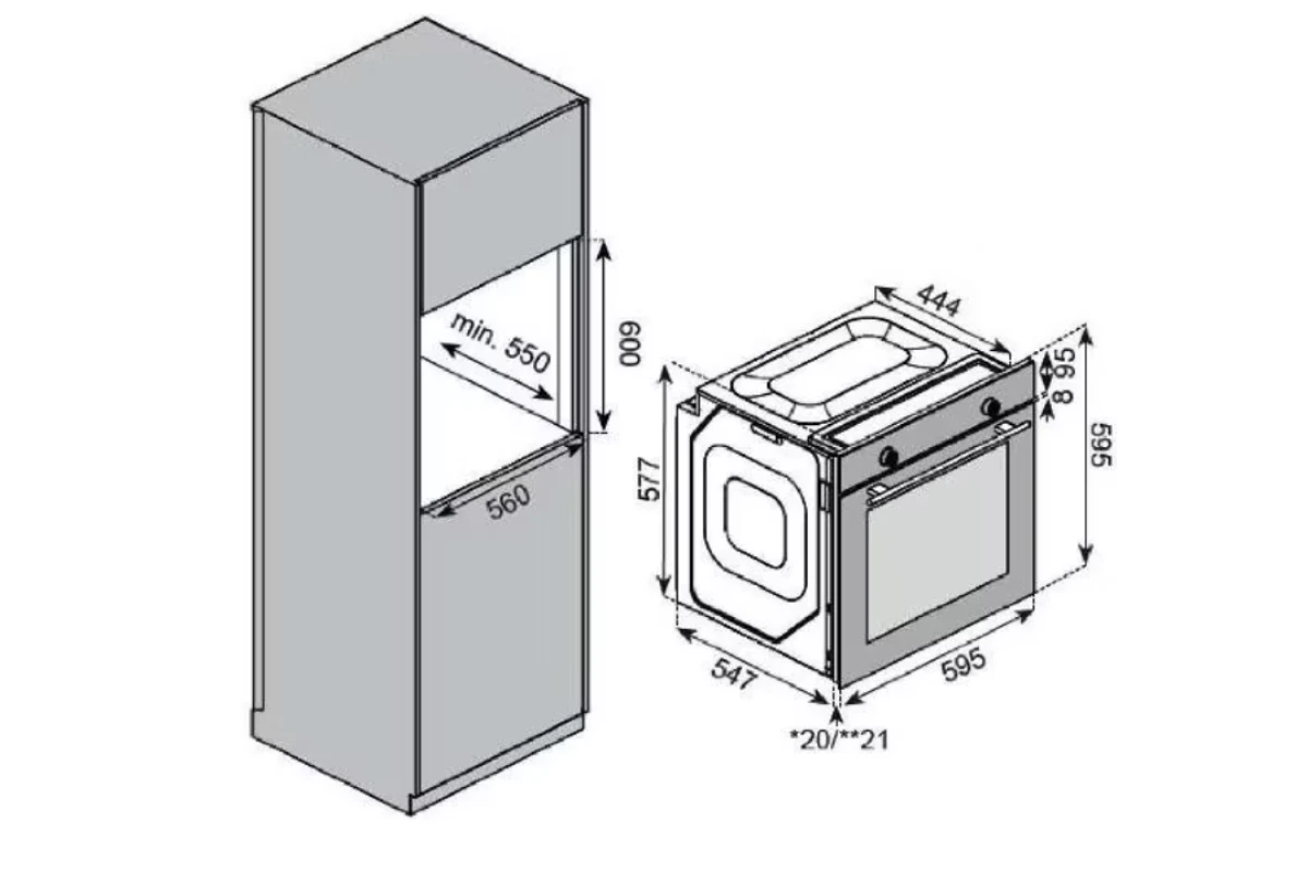 Духовой шкаф Kuppersberg электрический SR 610 C Bronze