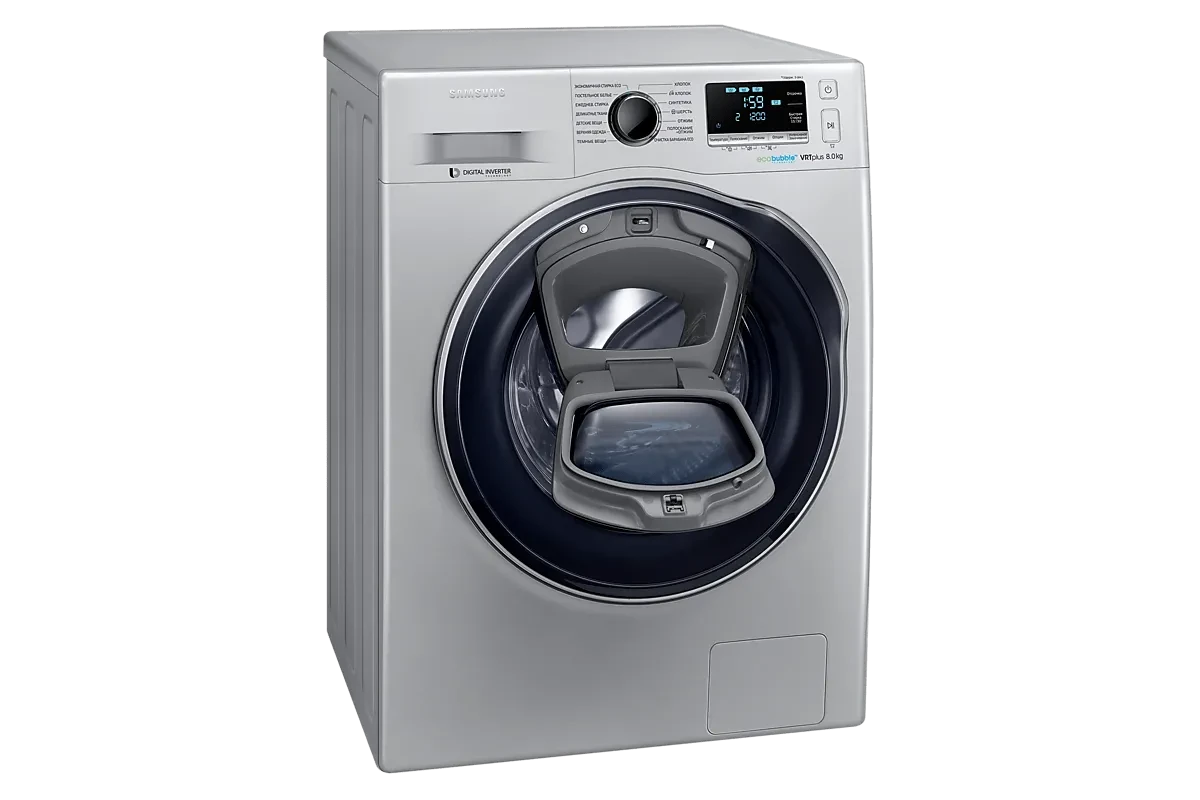 Стиральная машина Samsung WW80K6210RS/LD (AddWash и Eco Bubble)