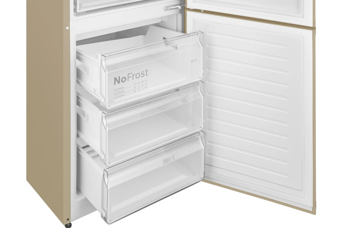 Холодильник Weissgauff WRK 2010 D Inverter NoFrost Beige Soft Close