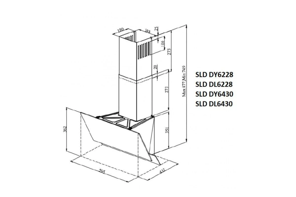 Вытяжка Schaub Lorenz SLD DL6228