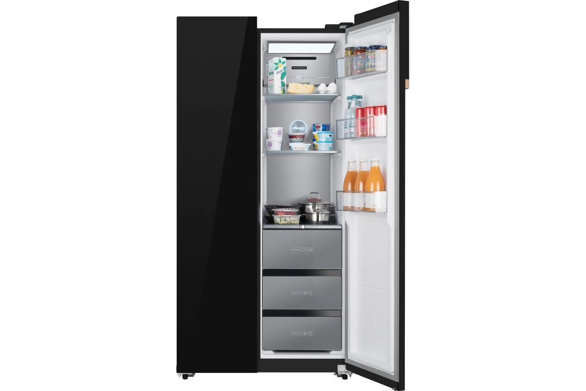 Отдельностоящий холодильник с инвертором Weissgauff WSBS 590 BG NoFrost Inverter Premium
