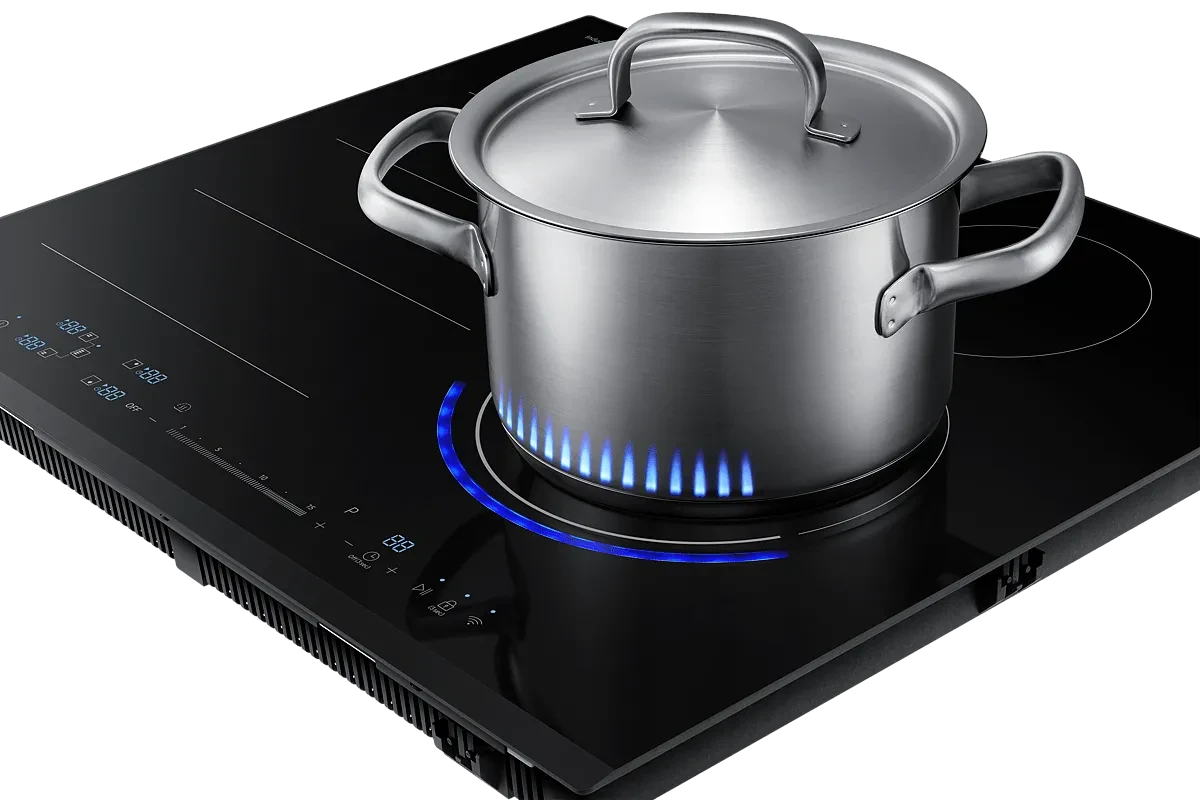 Индукционная панель Samsung NZ64R9777GK с технологией Virtual Flame™