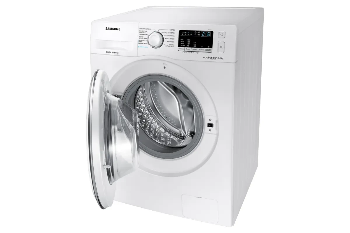 Стиральная машина Samsung WW80R42LHDWDLP (EcoBubble)