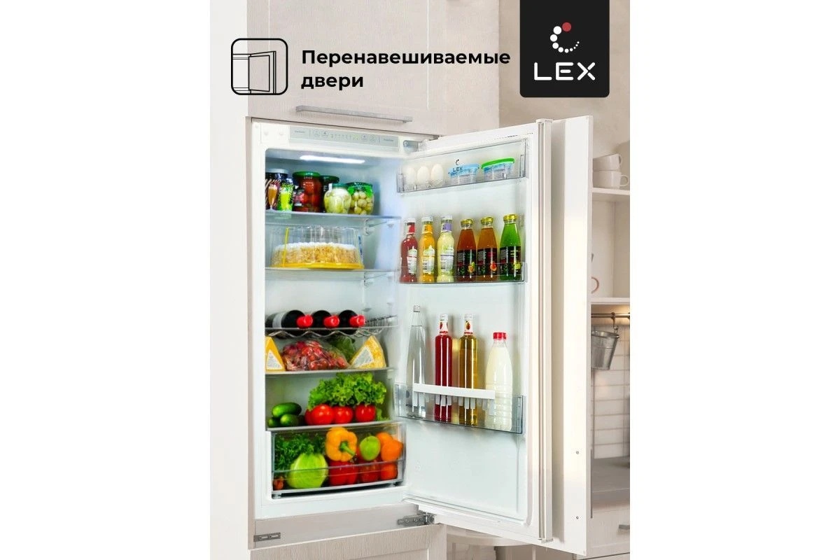 Встраиваемый двухкамерный холодильник LEX RBI 240.21 NF