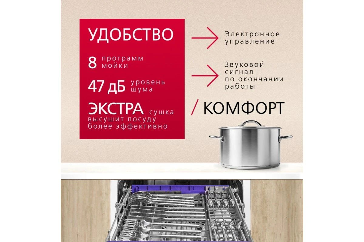 Встраиваемая посудомоечная машина Hansa ZIM408EH