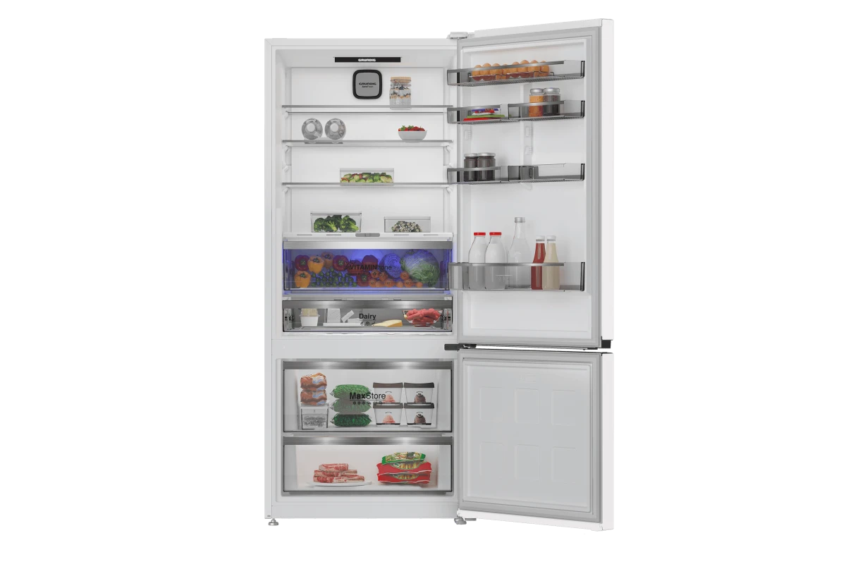 Холодильник с нижней морозильной камерой Grundig GKN17820FHW