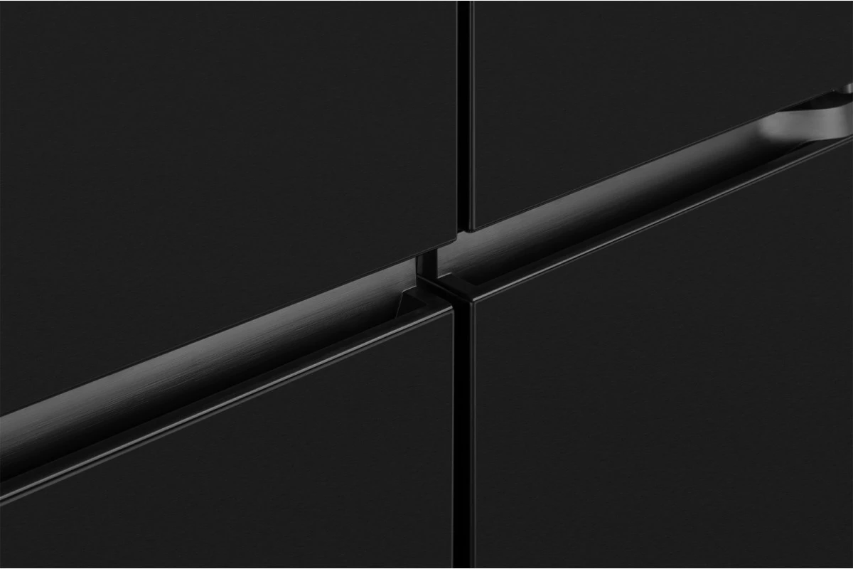 Отдельностоящий холодильник с инвертором Weissgauff WCD 510 Built-in Inverter NoFrost Dark Inox
