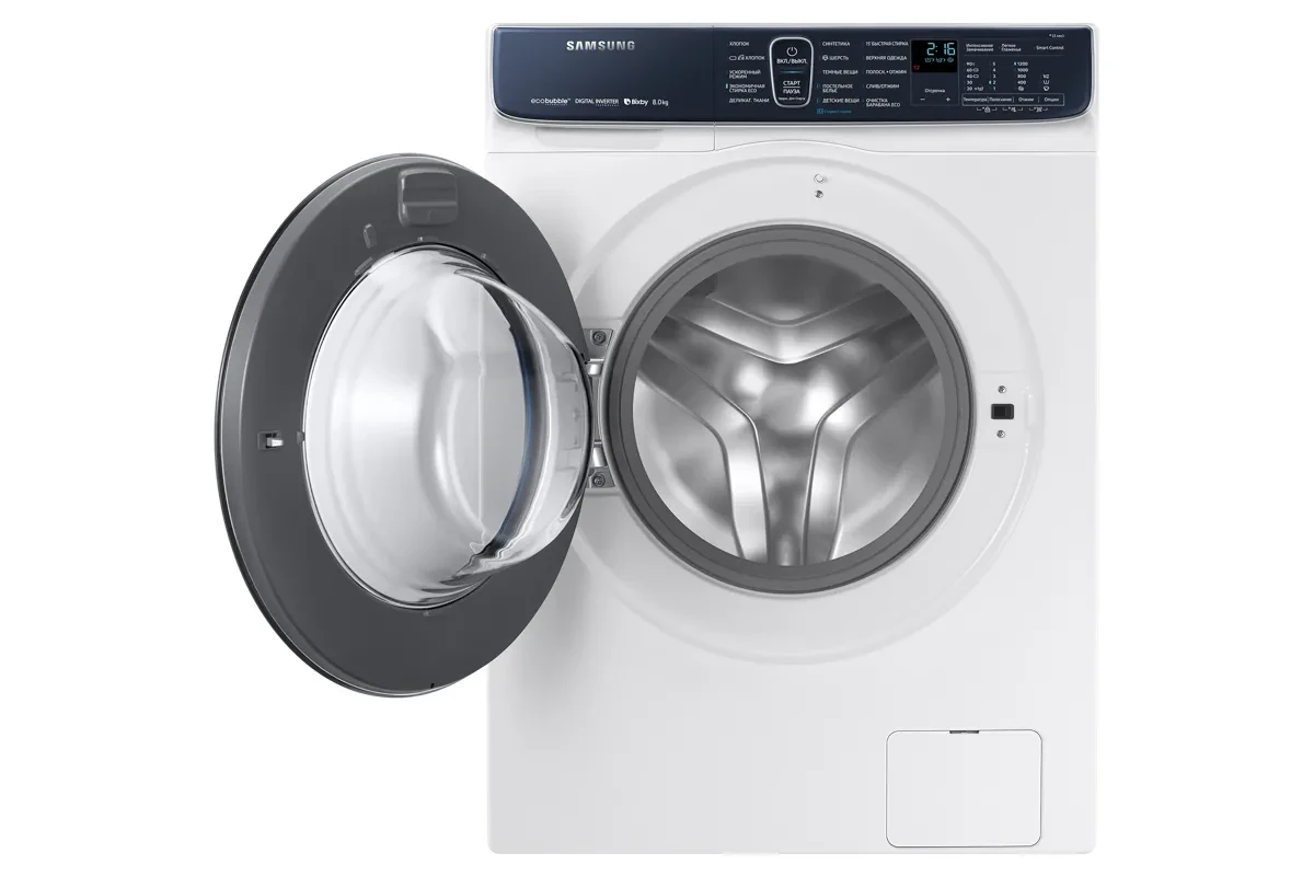 Стиральная машина Samsung WW80R62LAFWDLP (EcoBubble)