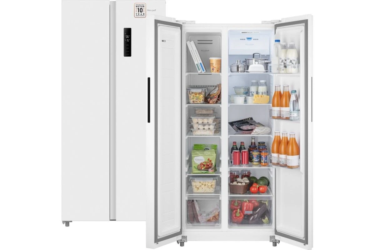 Отдельностоящий холодильник с инвертором Weissgauff WSBS 500 Inverter NoFrost White