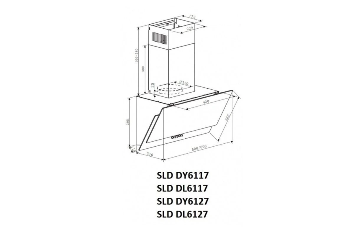 Вытяжка Schaub Lorenz SLD DL6127