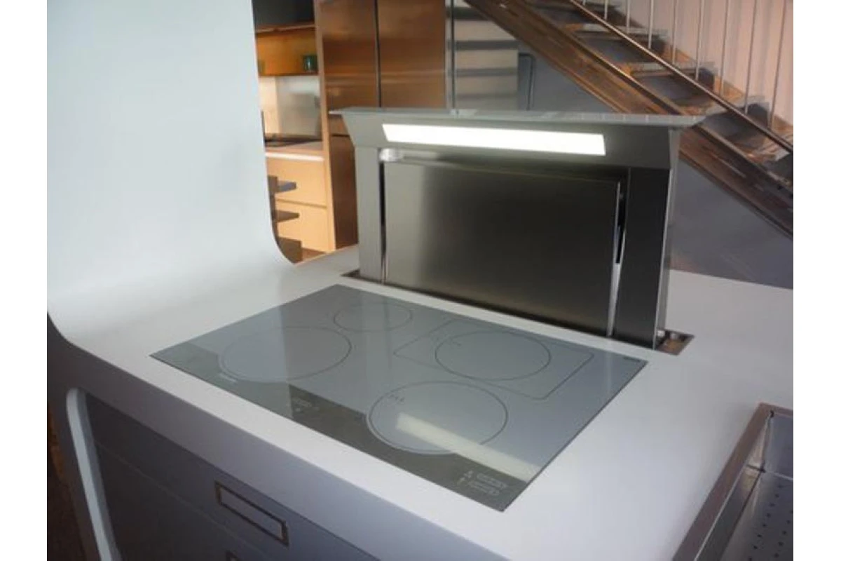 Вытяжка Falmec Design+ DOWN DRAFT tavolo 90 inox