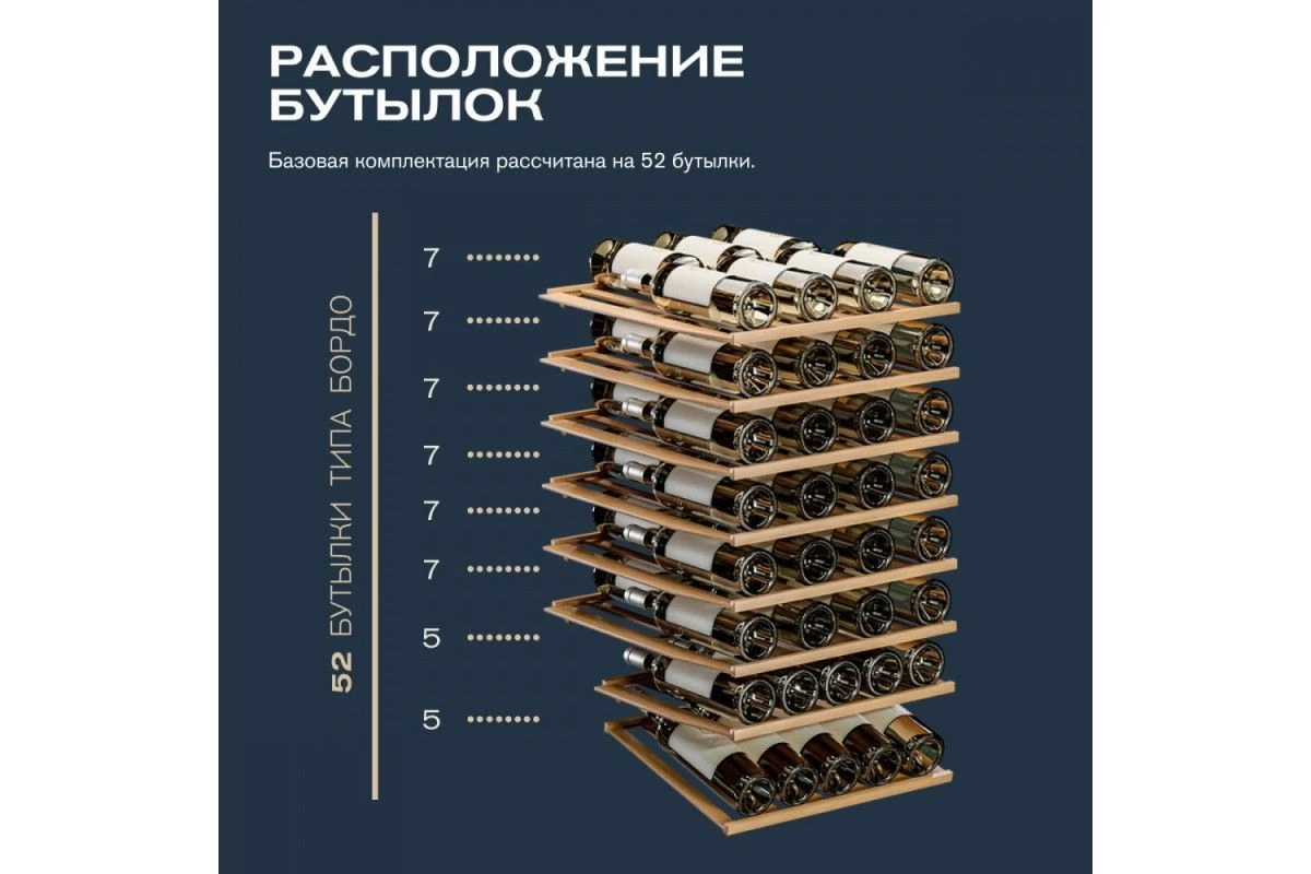 Винный шкаф Meyvel MV52-KBF1