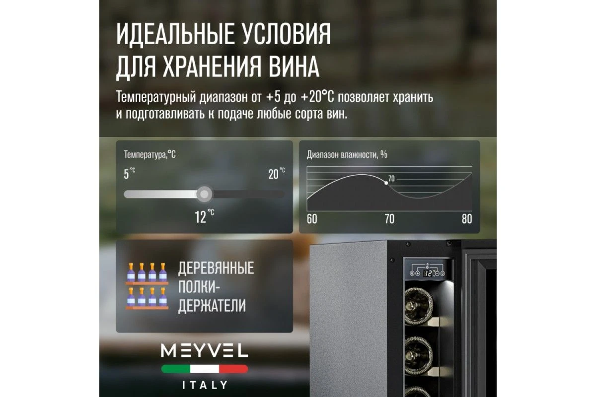Винный шкаф Meyvel MV9NH-KWT1