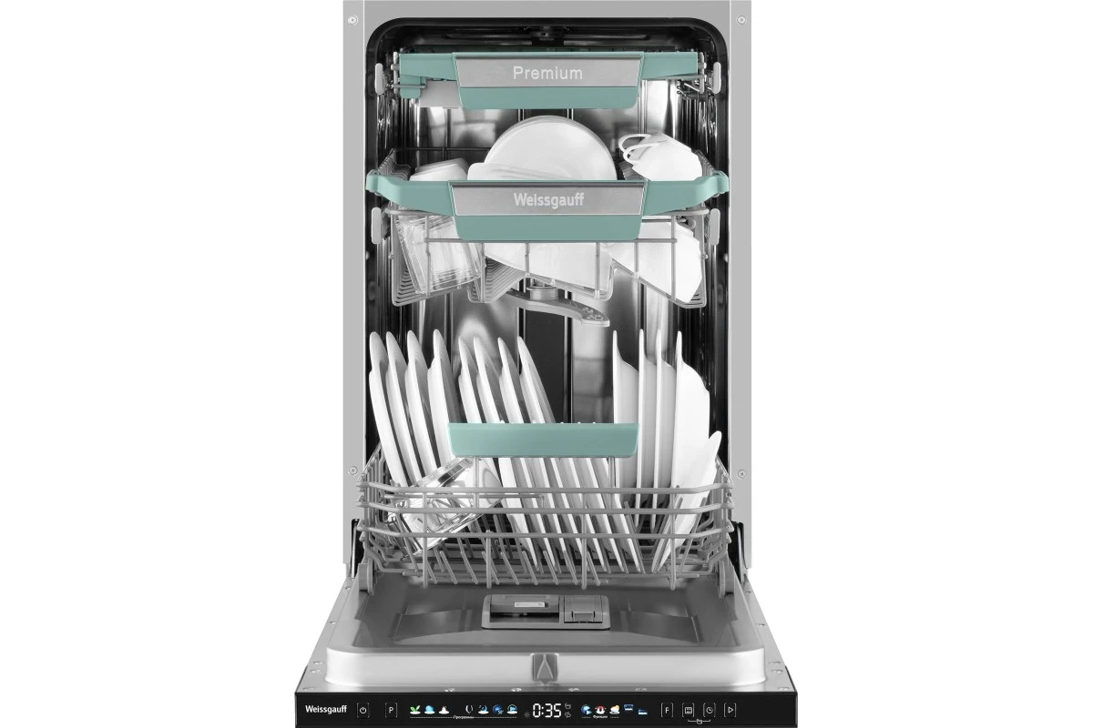 Встраиваемая посудомоечная машина Weissgauff BDW 4160 Ultra Real Autoopen Infolight