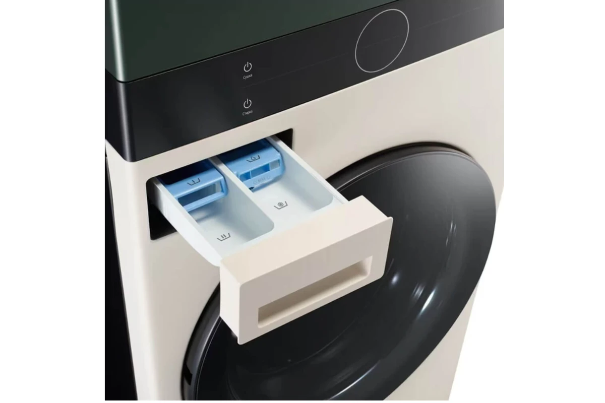 Стиральная машина с сушкой в колонну LG W1S1CVKK2HM WashTower