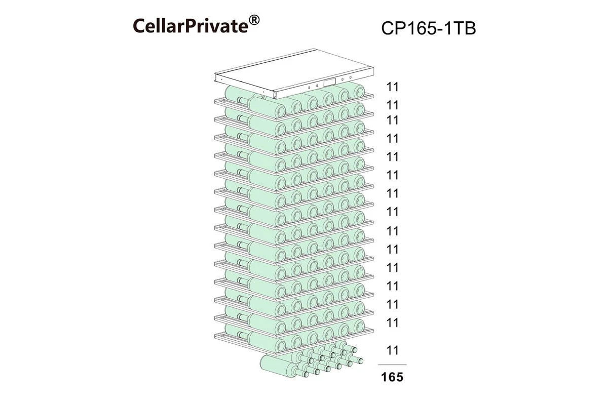 Винный шкаф Cellar Private CP165-1TB