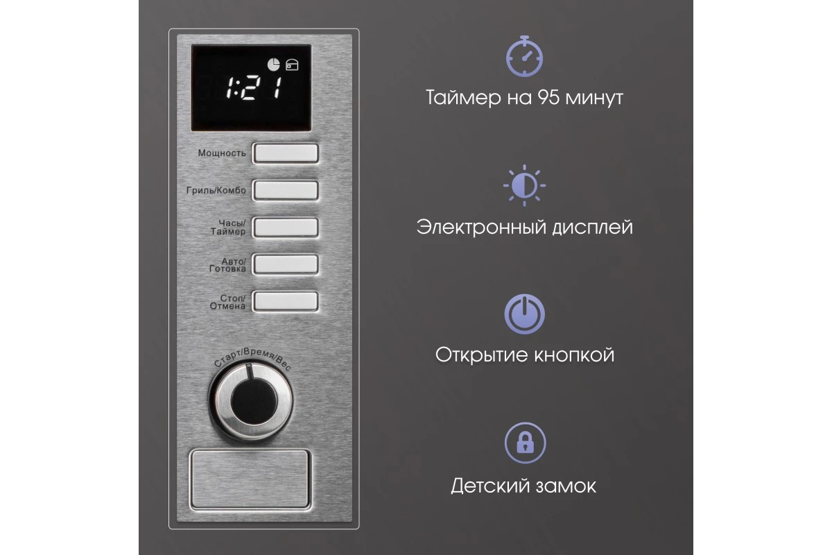 Микроволновка Zigmund & Shtain BMO 21 S