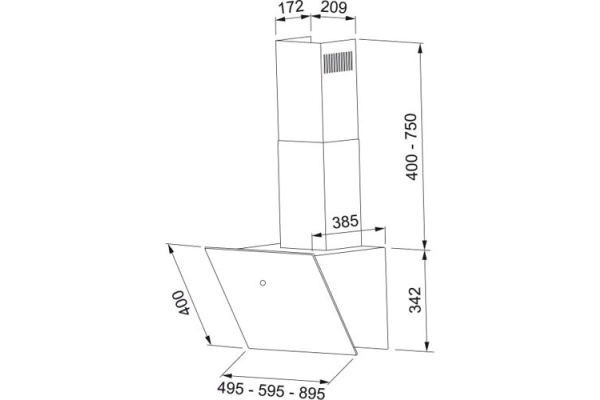 Вытяжка Franke FVT 605 BK A