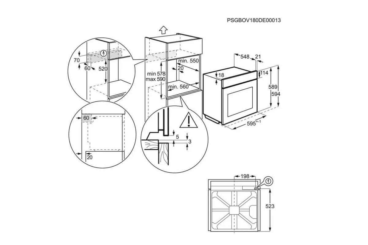 Духовой шкаф Electrolux EOD5H70Z