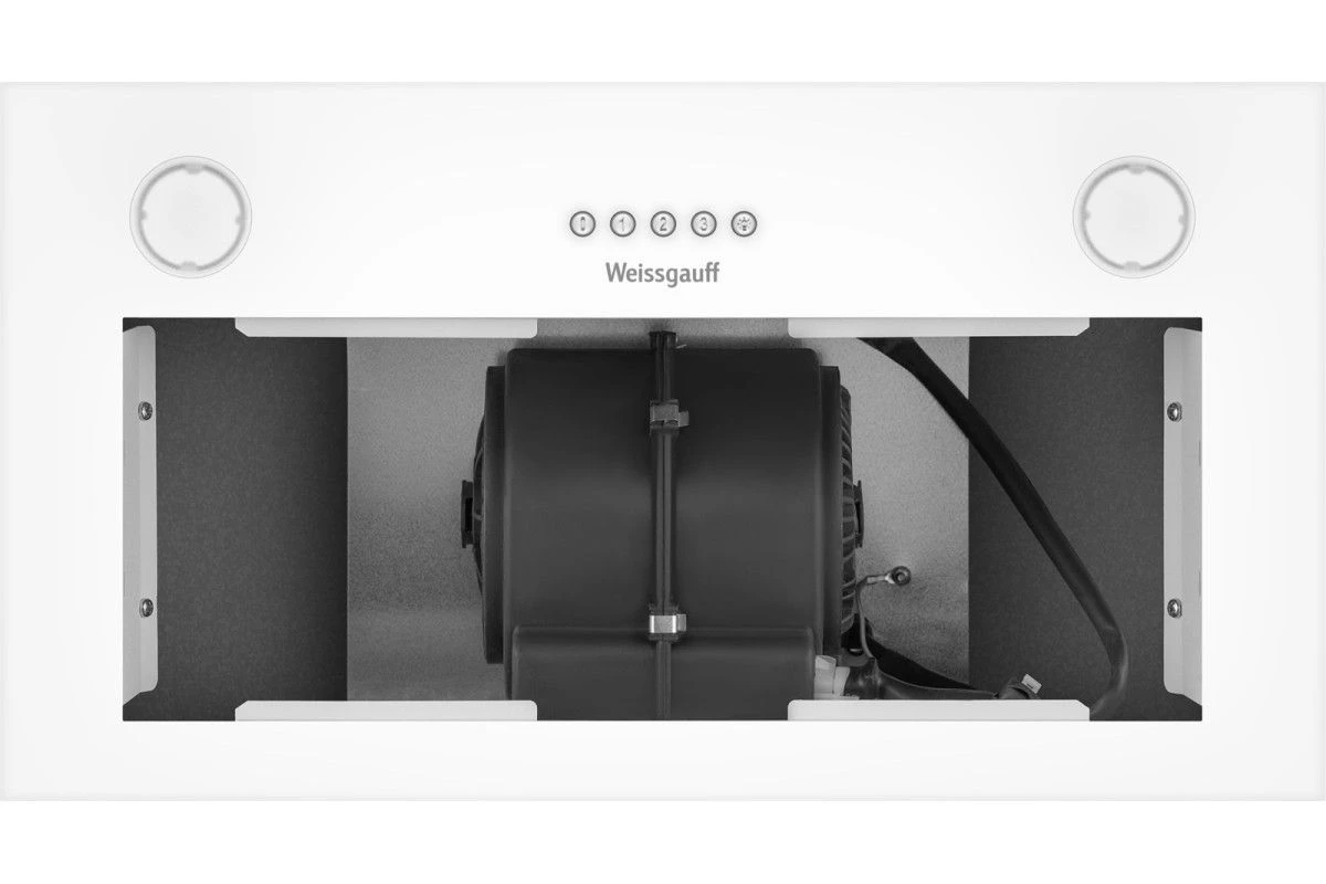 Кухонная встраиваемая вытяжка Weissgauff Arum 600 PB White Enamel