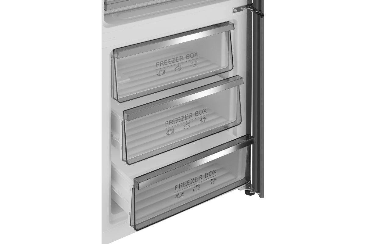 Отдельностоящий холодильник Weissgauff WRK 195 D Full NoFrost Inox Glass