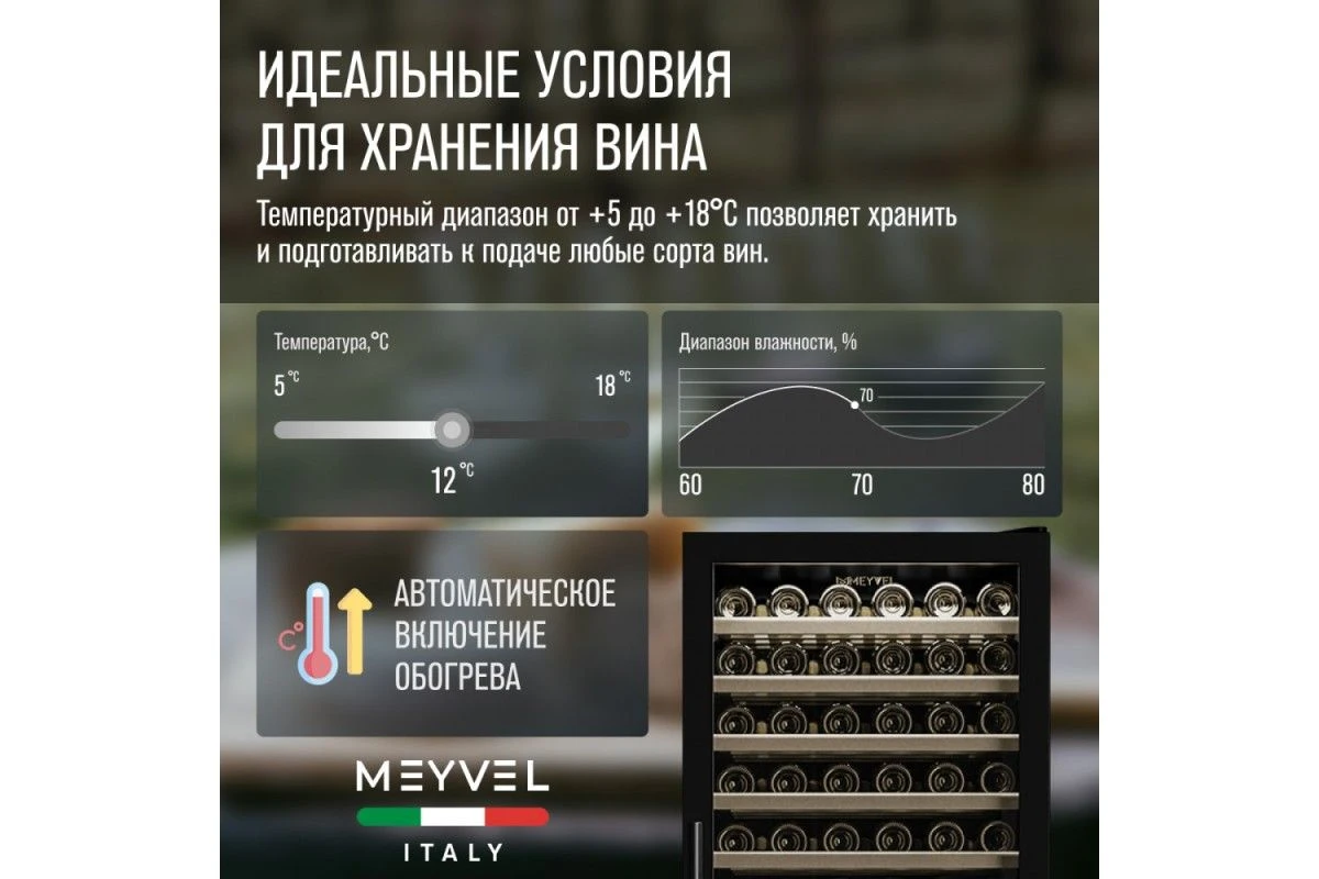 Винный шкаф Meyvel MV160-KBT2