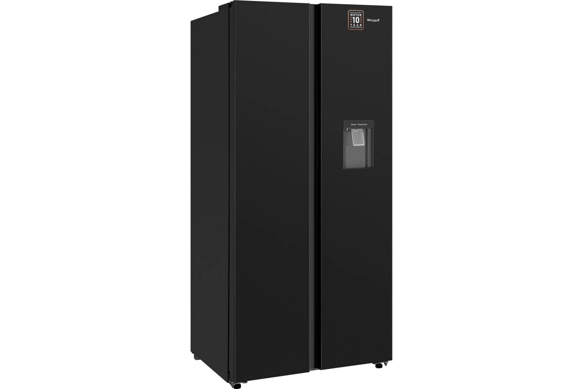 Отдельностоящий холодильник с инвертором и подачей воды Weissgauff WSBS 600 B NoFrost Inverter Water Dispenser