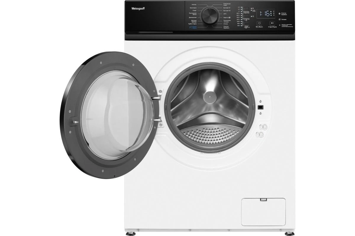 Cтиральная машина с инвертором и паром Weissgauff WM 4527 DC Inverter Steam