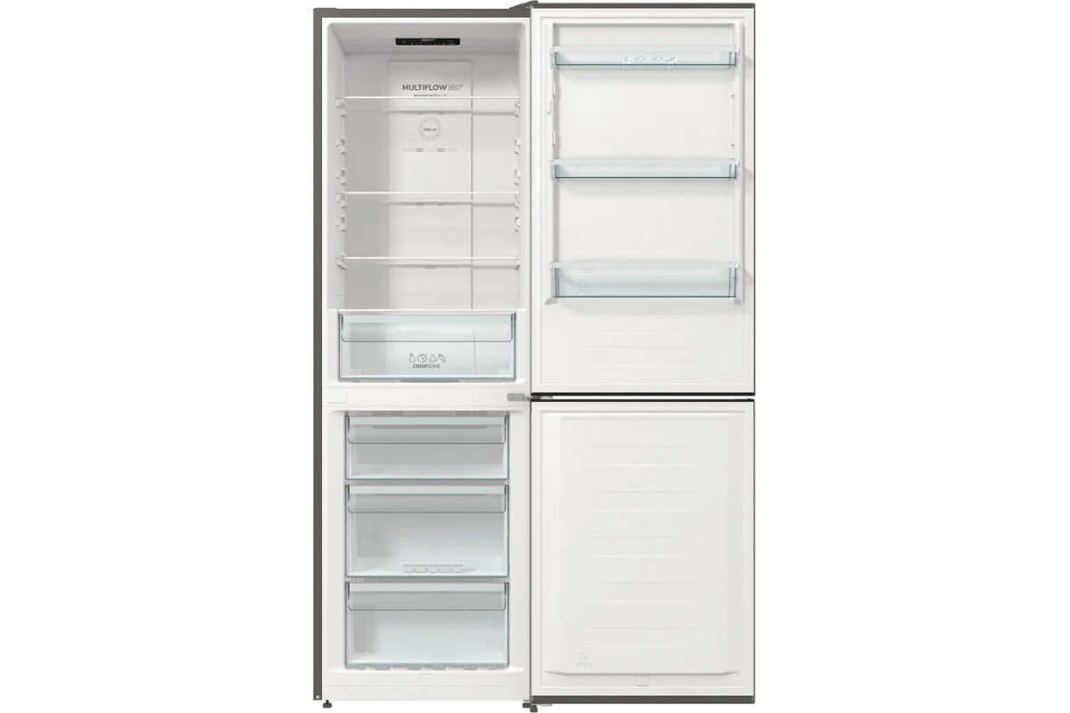 Отдельностоящий двухкамерный холодильник Gorenje NRKE62XL
