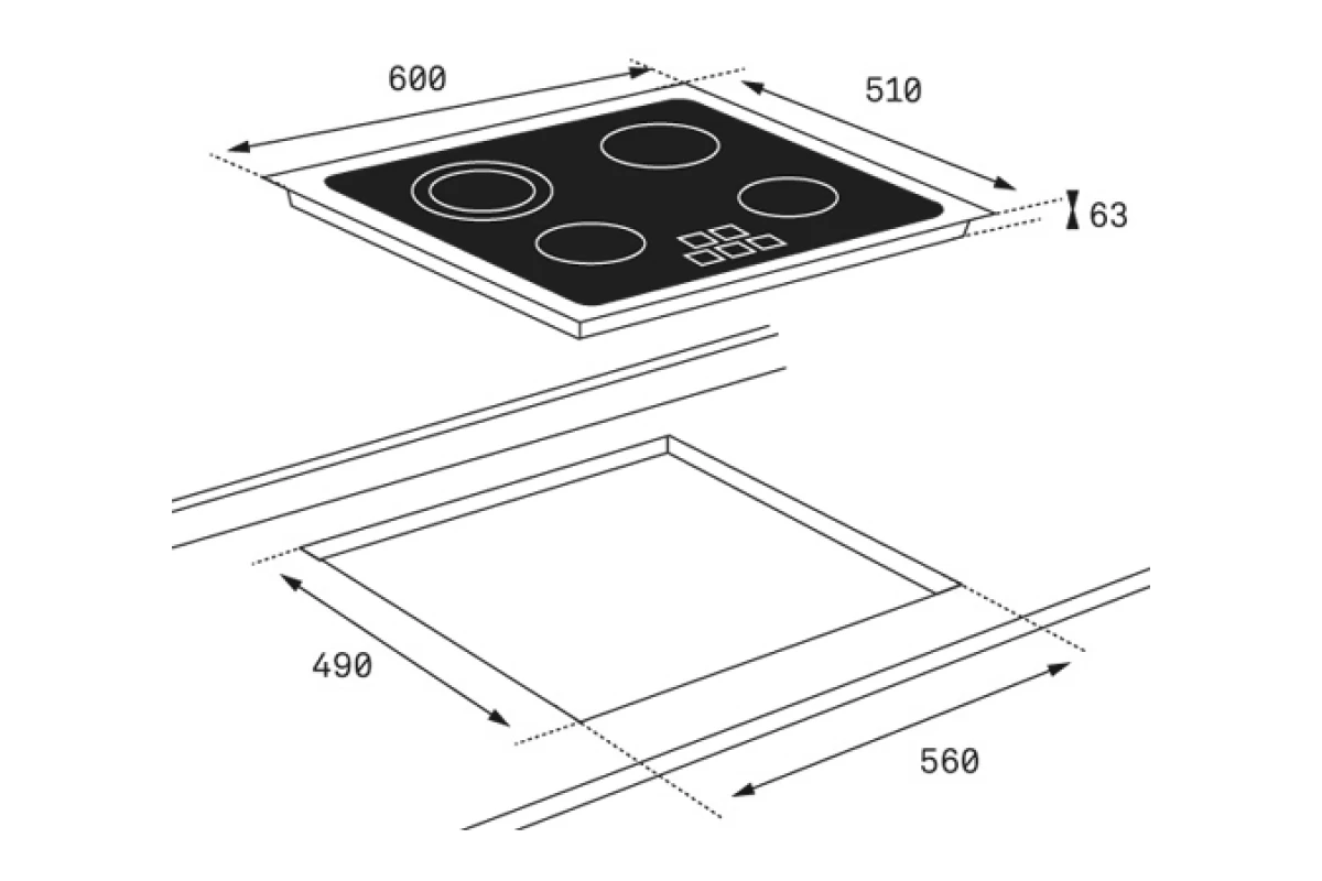 Варочная панель Teka TZ 6415
