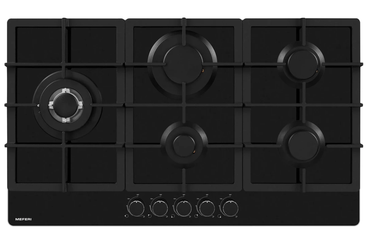Варочная панель газовая MEFERI MGH905BK GLASS ULTRA
