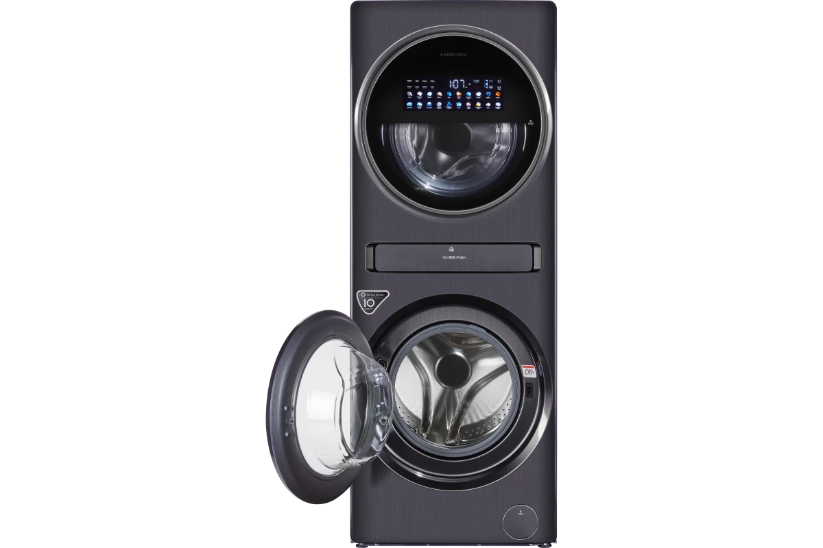 Стиральная машина c сушкой Hiberg TOWER i-DD 107-612 Sd