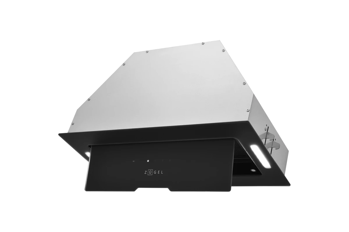 Вытяжка встраиваемая ZUGEL ZHI524GB, черное стекло