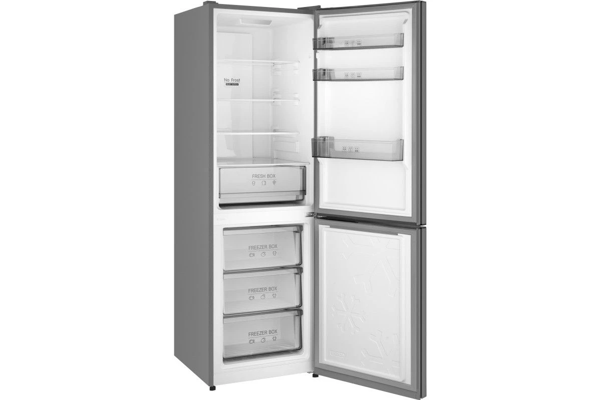 Отдельностоящий холодильник с инвертором Weissgauff WRK 185 Total NoFrost Inverter Beige Glass