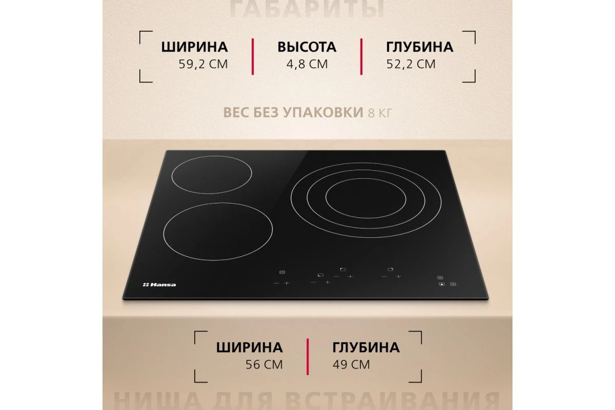 Электрическая панель Hansa BHC66216