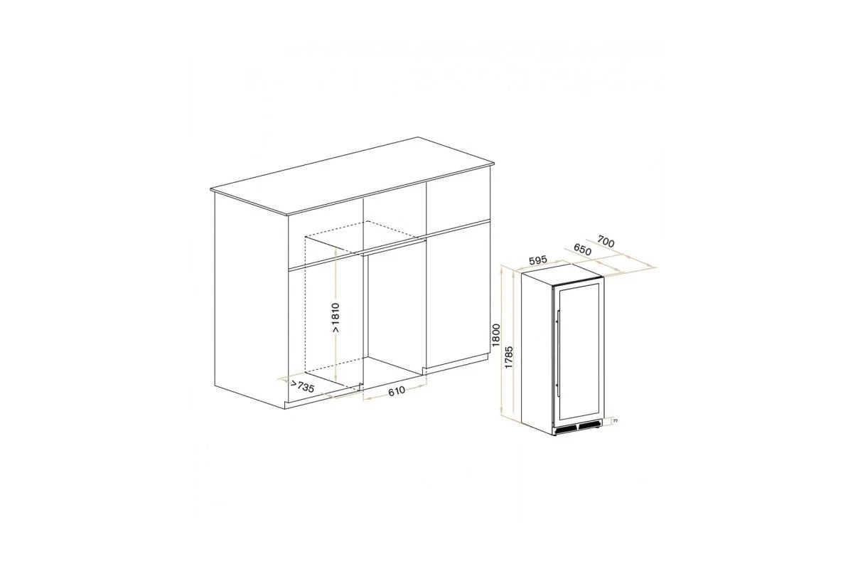 Винный шкаф Meyvel MV163PRO-KST2