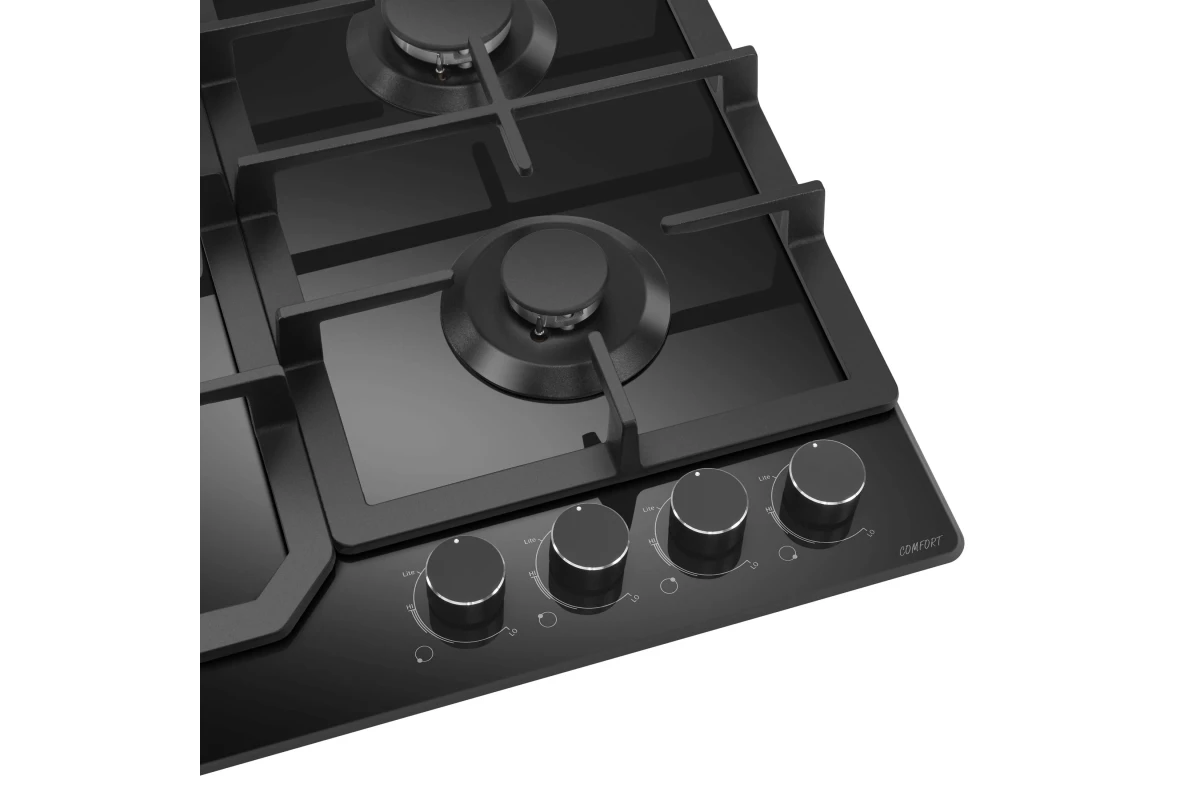 Варочная панель газовая MEFERI MGH604BK GLASS COMFORT