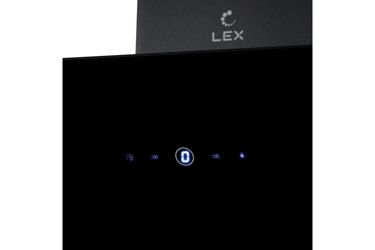 Наклонная кухонная вытяжка LEX Touch Eco 600 Black