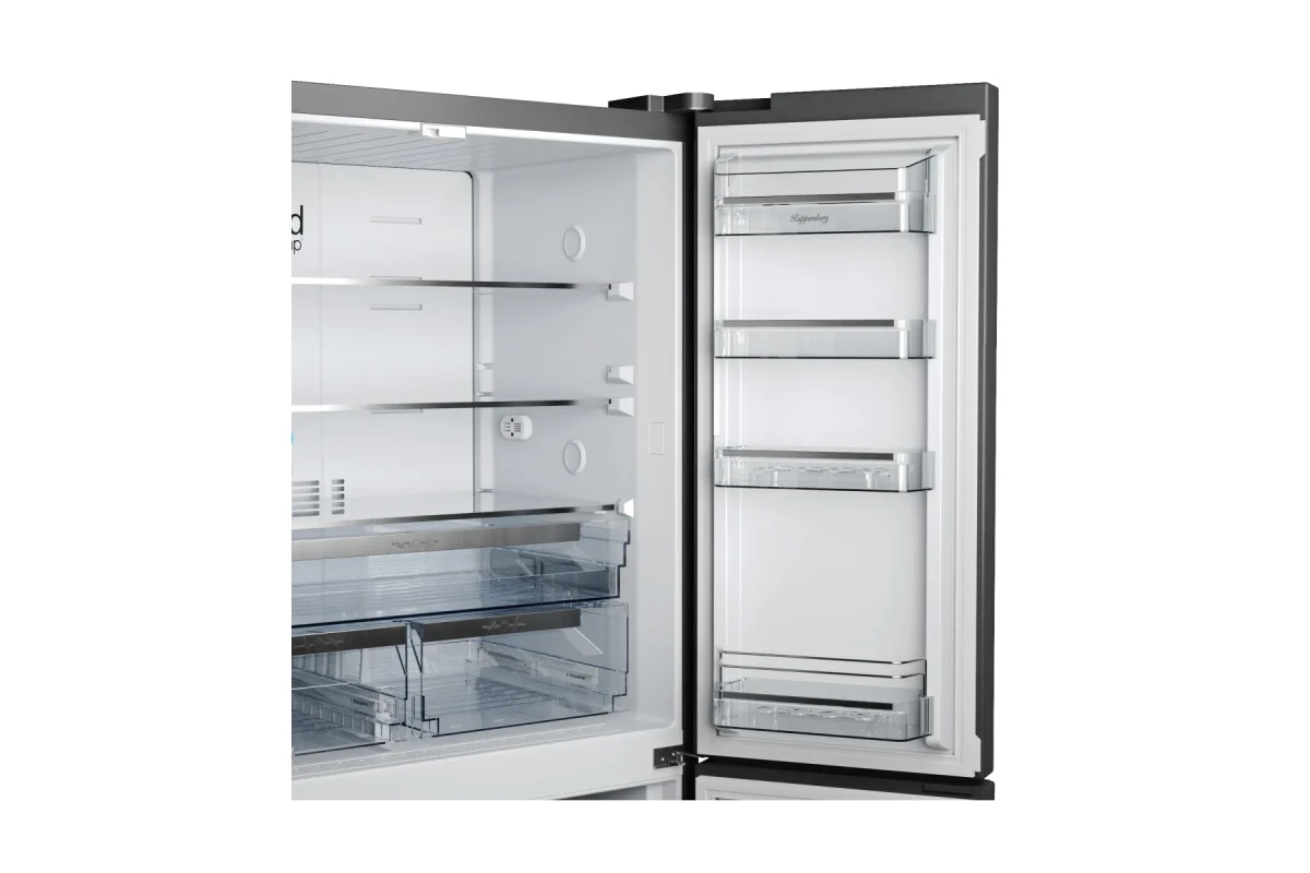 Холодильник отдельностоящий Kuppersberg NMFV 18591 BK Silver