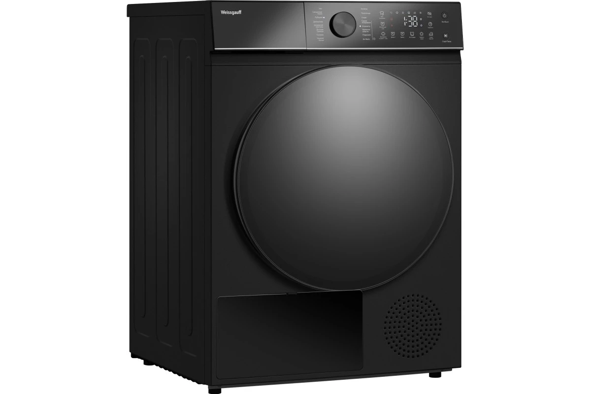 Сушильная машина Weissgauff WD 5910 Heat Pump Matt Black