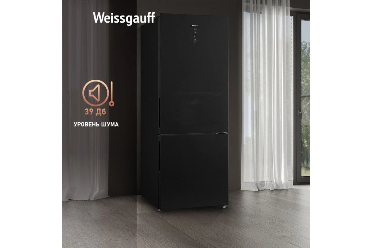 Отдельностоящий холодильник с инвертором Weissgauff WRK 1970 DBG Full NoFrost Inverter
