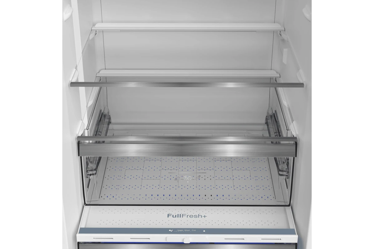 Холодильник с нижней морозильной камерой Grundig GKPN66830FXD
