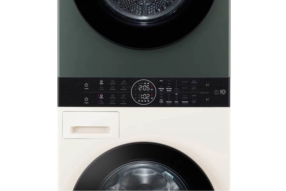Стирально-сушильная машина LG W4W8LVPK2HM WashTower