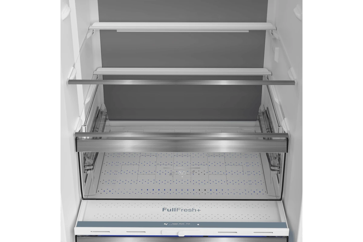 Холодильник с нижней морозильной камерой Grundig GKPN66930LXDW