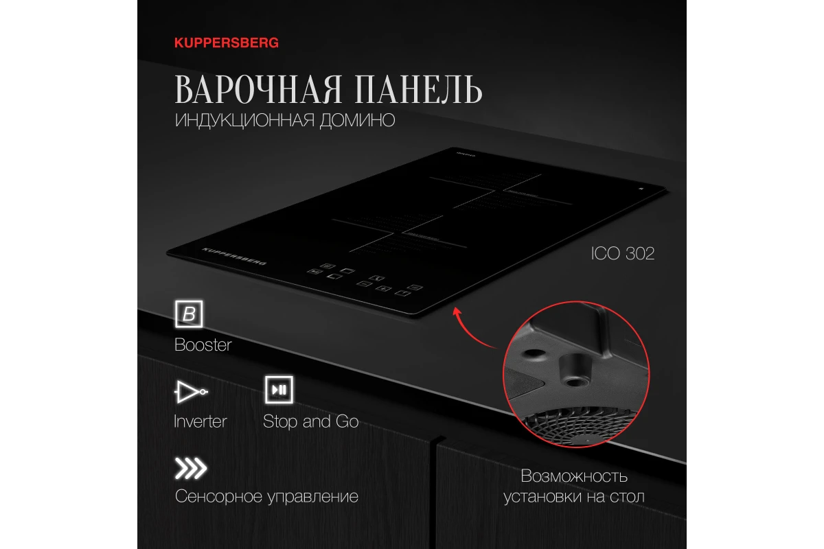 Индукционная варочная панель Kuppersberg ICO 302